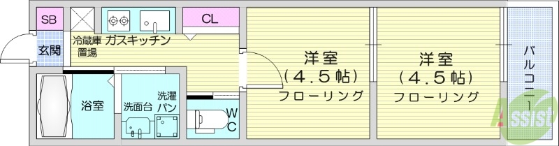 ソルテラ土樋の間取り