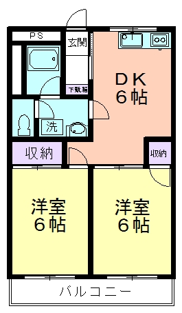 ラ・フルール久米川の間取り