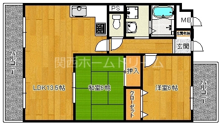 マンションサクシードの間取り