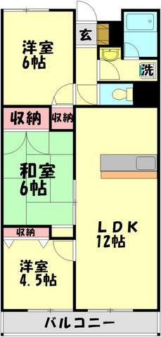 朝霞市膝折町のマンションの間取り