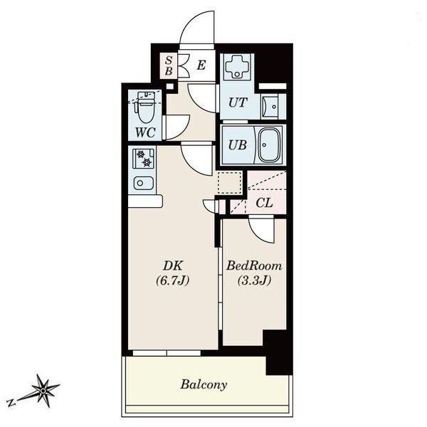 Ｓ－ＲＥＳＩＤＥＮＣＥ四日市安島ａｌｏｇｇｉｏの間取り