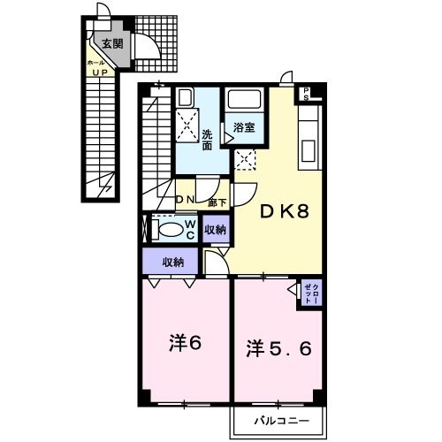 ドミールＫ１の間取り