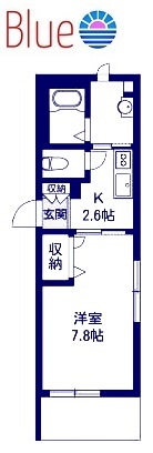 鎌倉市山ノ内のマンションの間取り