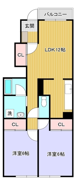 【リクデロワＡ棟の間取り】