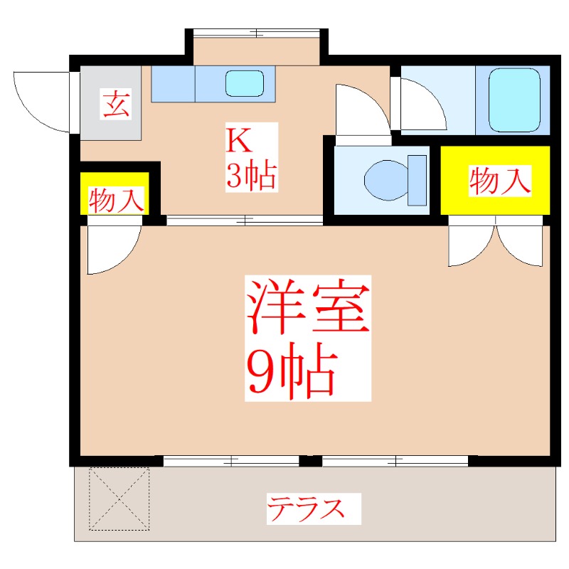 ノボリハイツの間取り