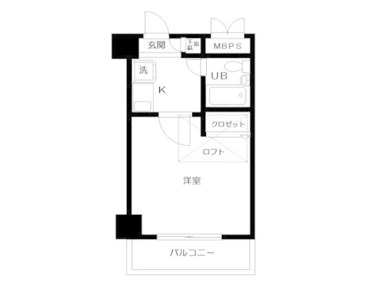 東京都葛飾区亀有４（マンション）の賃貸物件の間取り