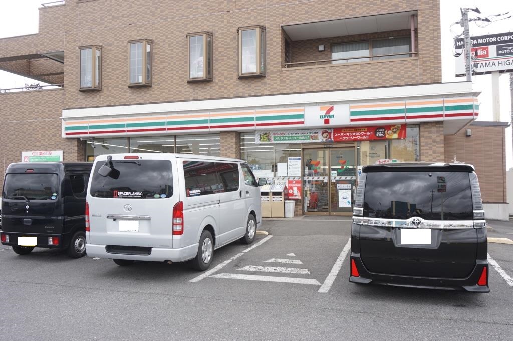 コンビニ　セブンイレブン 越谷恩間新田店（コンビニ）まで350m