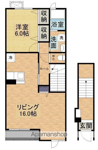 ＪＲ内房線 君津駅 バス乗車時間：11分 最寄りバス停で下車 徒歩3分 2階建 築15年の間取り写真