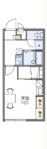 レオパレス絹の間取り