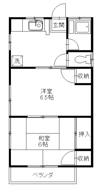 ハウスアキラの間取り