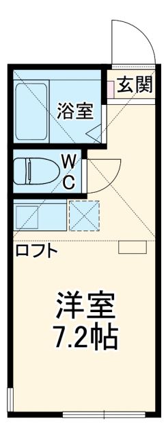 横浜市戸塚区矢部町のアパートの間取り