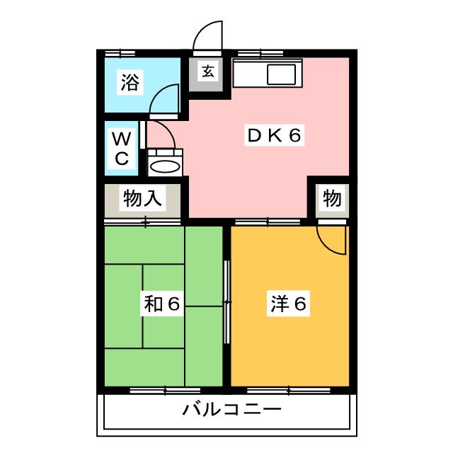 小島マンションの間取り