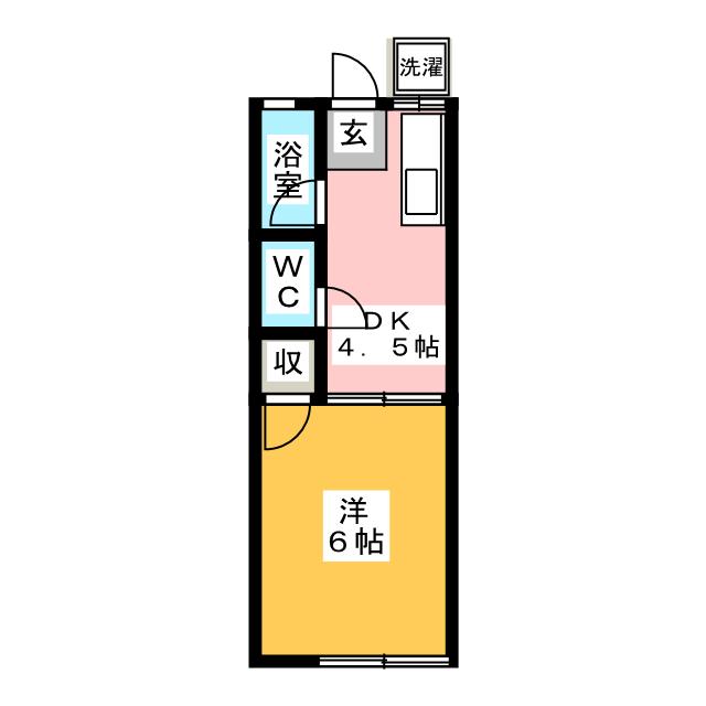 コーポ山里の間取り