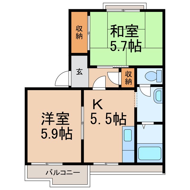 ファミール前島の間取り