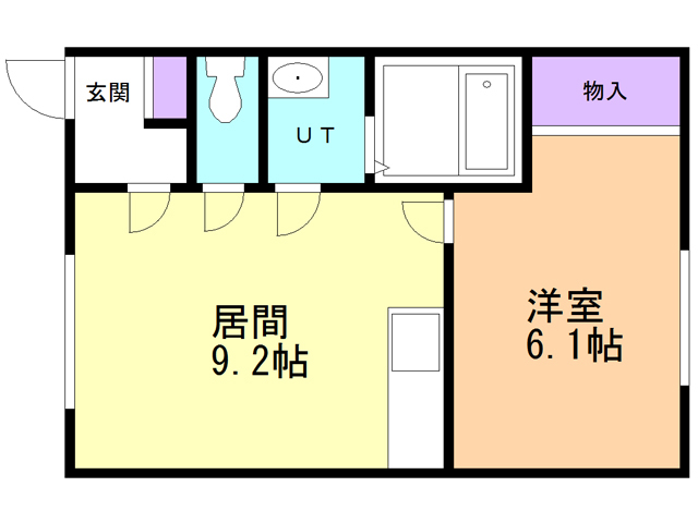 コーポ岡村の間取り