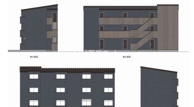 【コムディエノの建物外観】