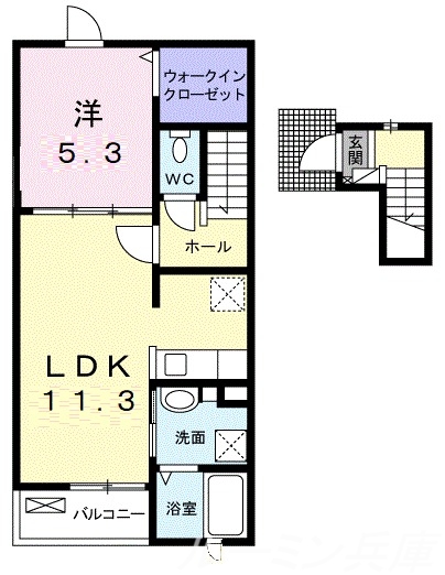 カトレア１の間取り