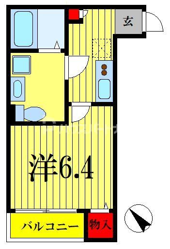 モダンライト北柏の間取り