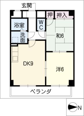 ヒルズ覚王山の間取り