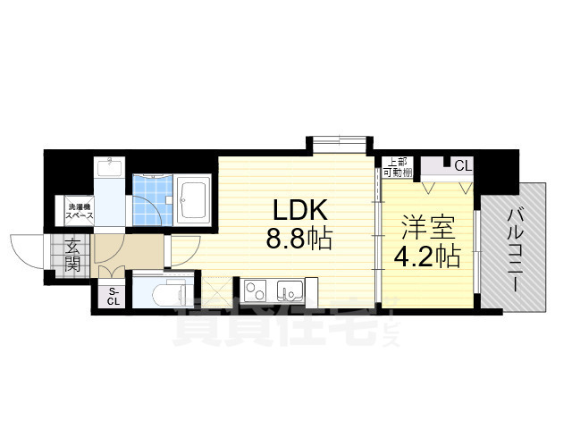 リッツ新大阪プレミアムの間取り