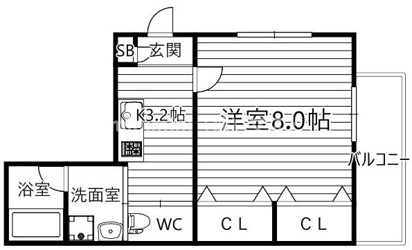 クレールメゾンの間取り