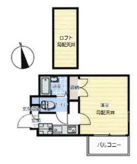 姫路市城北新町のマンションの間取り