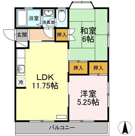 ※メゾンプランタンの間取り