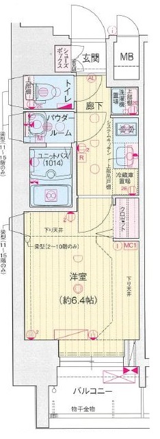 プレサンス吹上駅前エテルノの間取り