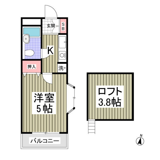 グリーンコーポの間取り