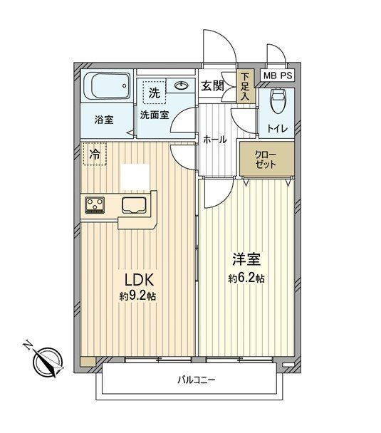 プリムローズ日吉IIの間取り