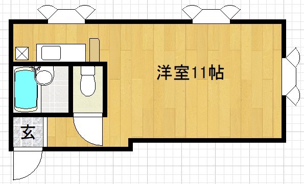 フローレス北山1の間取り