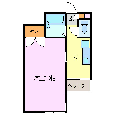 サワータウン白山の間取り