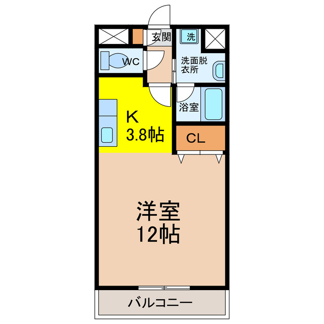 カーサロッソの間取り