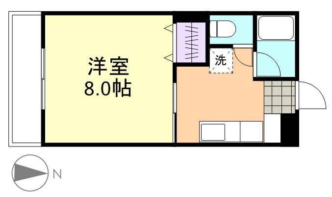 総社市門田のマンションの間取り