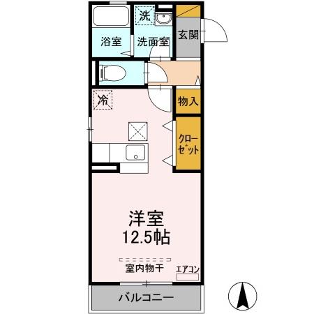 セジュールスクエアの間取り