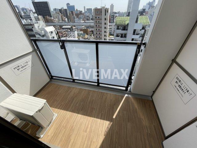 【名古屋市西区幅下のマンションのバルコニー】