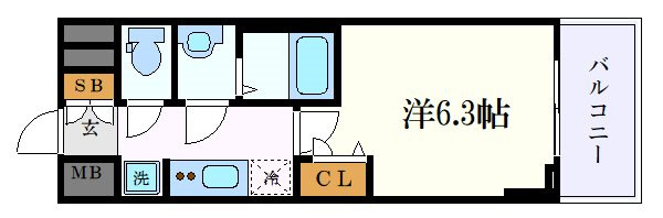 名古屋市西区幅下のマンションの間取り