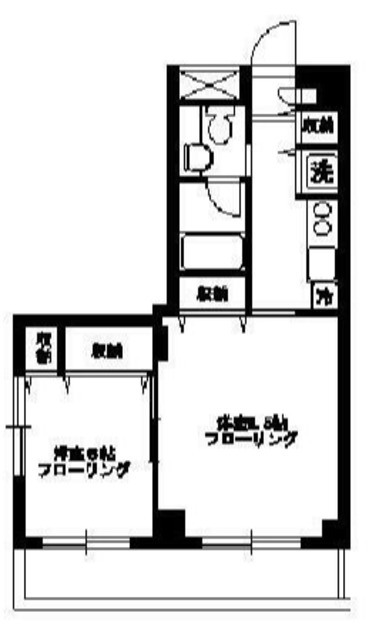 ヴィラージュ小竹の間取り