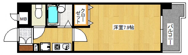 ライオンズマンション皇后崎公園の間取り