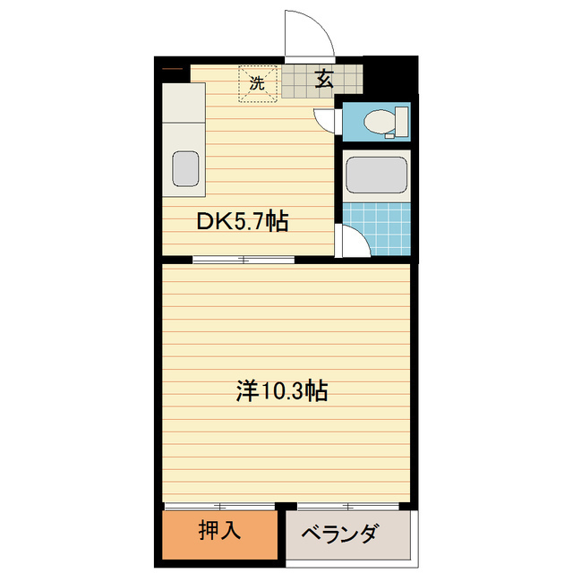 シャロン呉羽の間取り