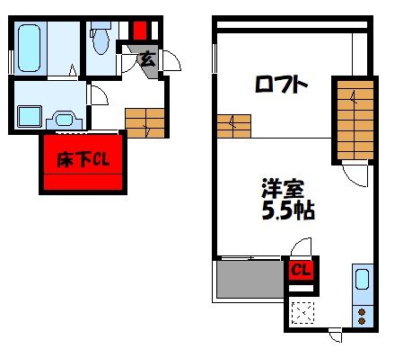 【CBヴィレッタししぶ駅前の間取り】