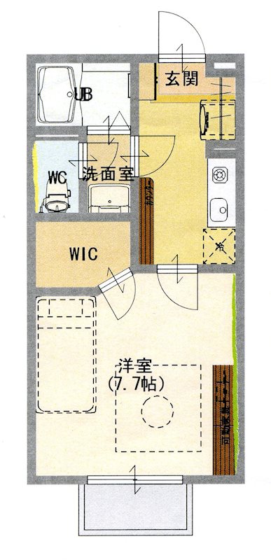 ジュネスＲの間取り