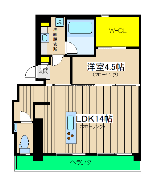 横浜KOWA HILLSの間取り