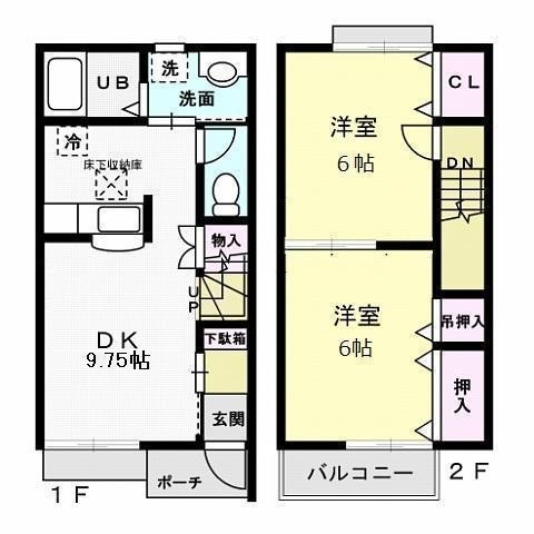 フローラ霞ヶ岡の間取り