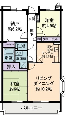 【ルミエール湘南の間取り】