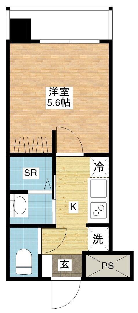 デ・クメール寺町通りの間取り