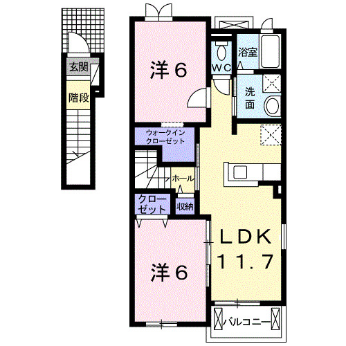 サニーヒルズ・ＥＨの間取り