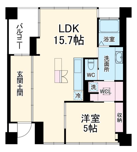 シャリマー西大路の間取り