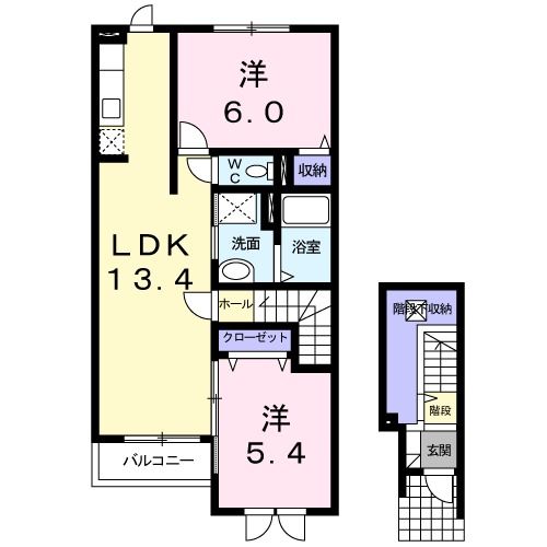 メゾンＫＴ６号館の間取り