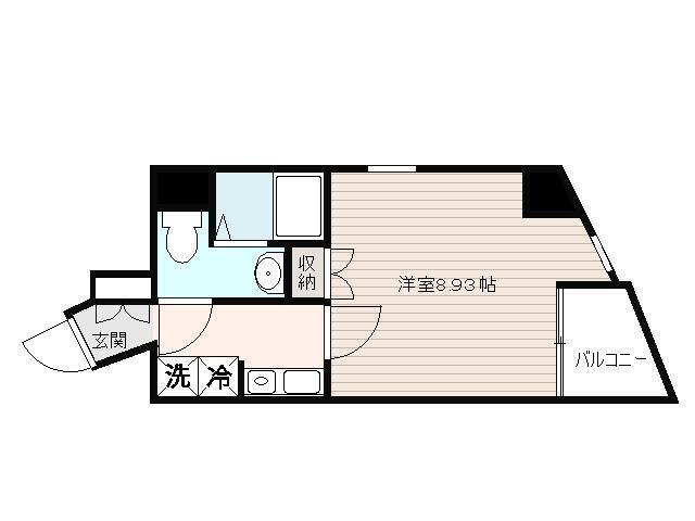 京都市山科区椥辻草海道町のマンションの間取り